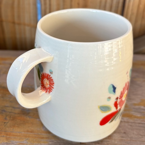 Anthropologie Starla M Halfmann Petal Palette Monogram Coffee Mug Initial M 12oz - Picture 4 of 8